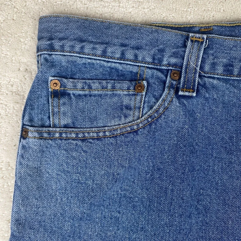 Levi's 550 Jeans Mens 48x29 Big & Tall Blue Relaxed Fit 100% Cotton Denim